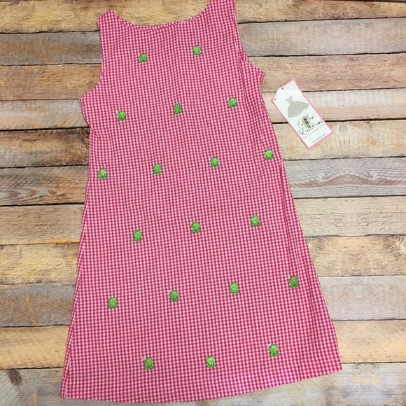 Rare Editions Other - NWT rare editions plaid frog girls dress size 12